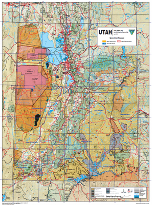 Utah Special Use Airspace map graphic