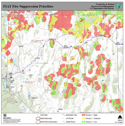 Nevada FIAT Suppression Priority map graphic