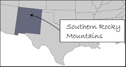 Fire and Fire Surrogates Study Southern Rocky Mountains (Jemez Mountains, NM) Site Map thumbnail