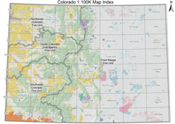 Colorado Base Map Set map graphic