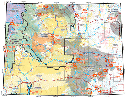 Wyoming AIS Buffered Waterways Index map graphic